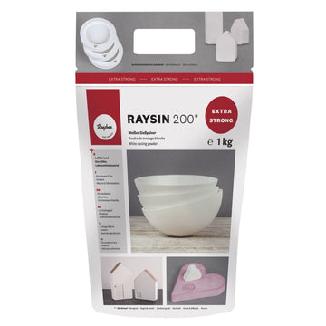 Gießpulver Raysin 200 weiß lufthärtend und geruchslos Beutel