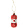 Glaskugel Wollknäuel Christbaumschmuck 9x4x4cm 1 Stück