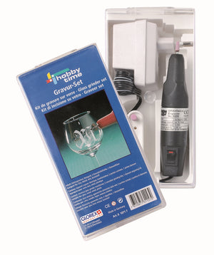 Glasritzen Glasschleifgerät mit Trafo 6 Drehzahlstufen