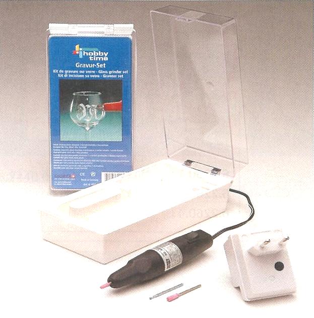 Glasritzen Glasschleifgerät mit Trafo 6 Drehzahlstufen