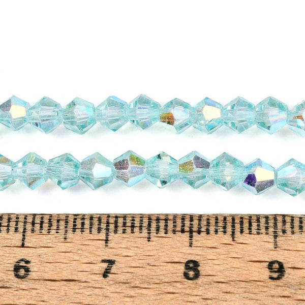 Glasschliffperlen Bicone 4mm 150 Stück / Dose