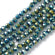 Glasschliffperlen rund Aqua-Green facettiert electroplate 4x3mm 85 Stück / Dose