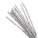 Chenilledraht Pfeifenreiniger metallic silber 9mm 50cm 10 Stück