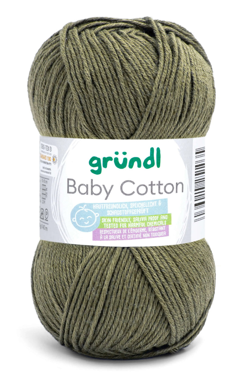 Gründl Baby Cotton Mischgarn 50% Baumwolle 50% Polyacryl 50g / 140m