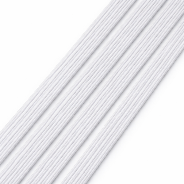 Gummiband 4mm flach 10m/Bund