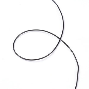 Gummifaden schwarz 0,8mm 10m 1 Rolle