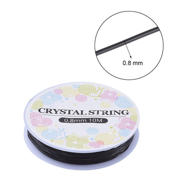 Gummifaden schwarz 0,8mm 10m 1 Rolle