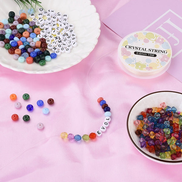 Gummifaden transparent verschiedene Stärken 1 Rolle