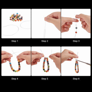 Gummifaden transparent verschiedene Stärken 1 Rolle