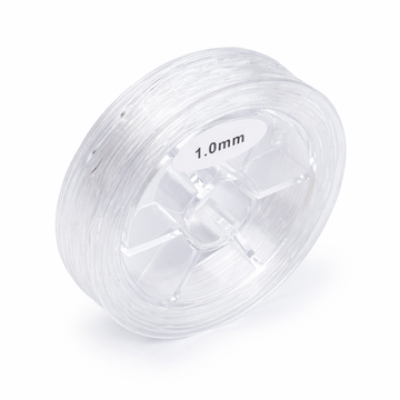 Elastic-Faden Gummiband rund Stretchband für Armbänder transparent