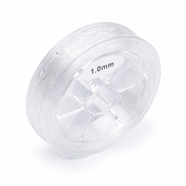 Elastic-Faden Gummiband rund Stretchband für Armbänder transparent