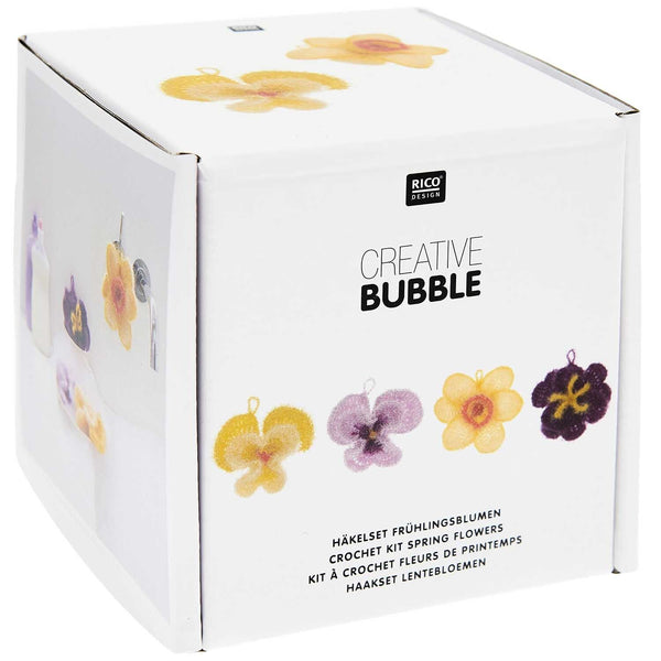 Häkelset Frühlingsblumen Bubble-Wolle