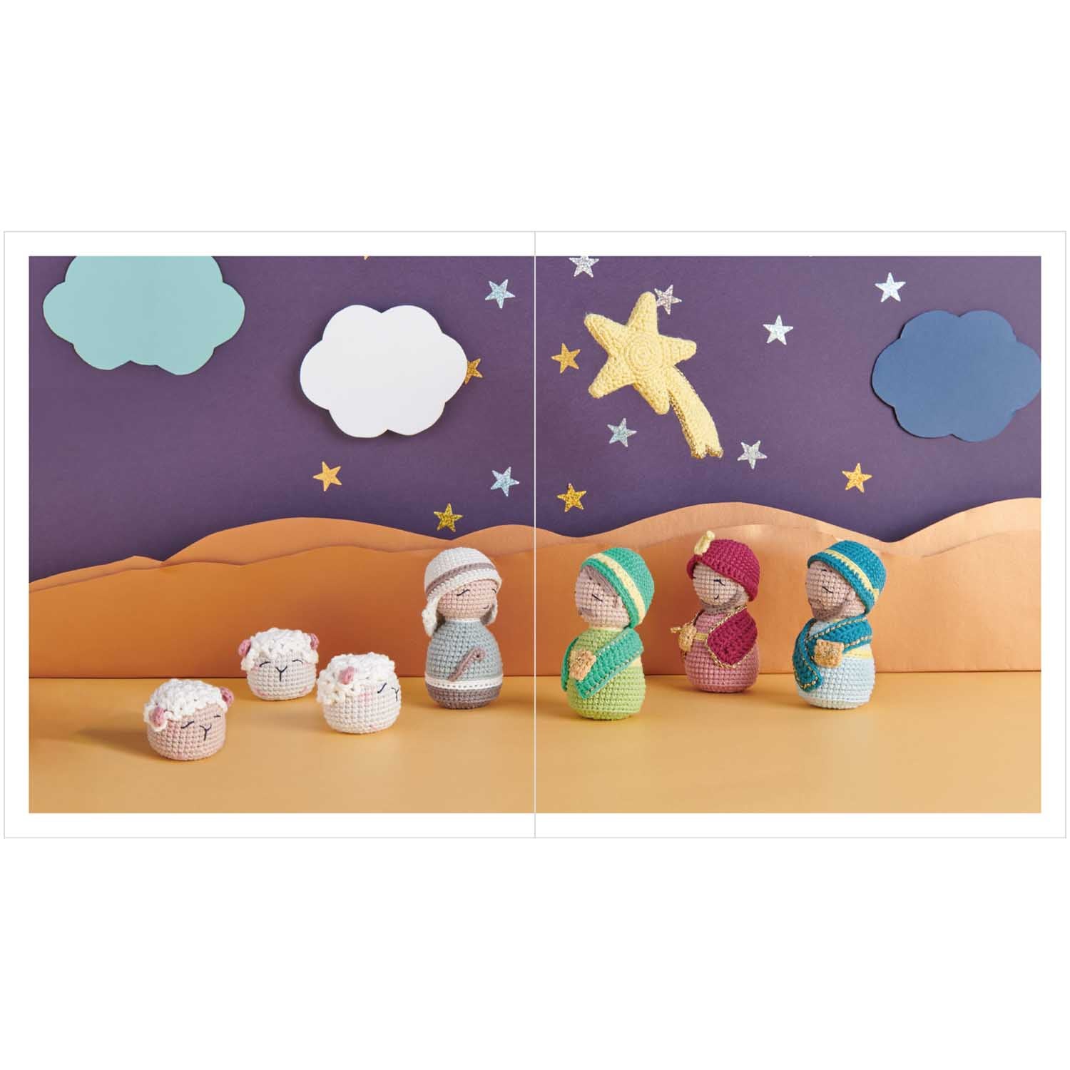 Ricorumi Weihnachtskrippe Häkelanleitung 24 Seiten