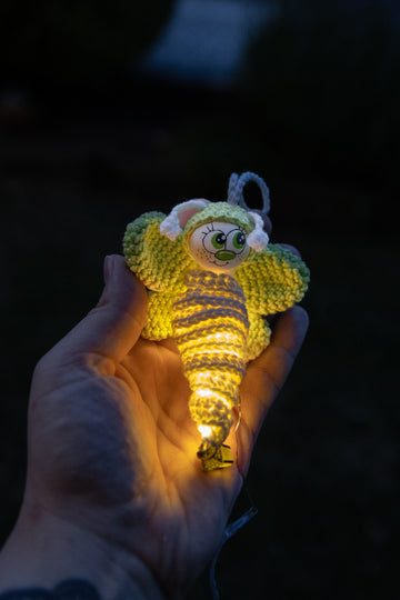 Mini LED-Lichterkette 1m 10 Spots warmweiß batteriebetrieben