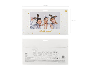 Haarreifen Bride Squad-Set  15 x 29cm 6 Stück