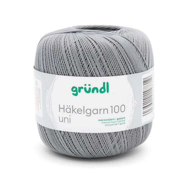Gründl Häkelgarn 100 mercerisiert gasiert 100% Baumwolle 100g / 566m