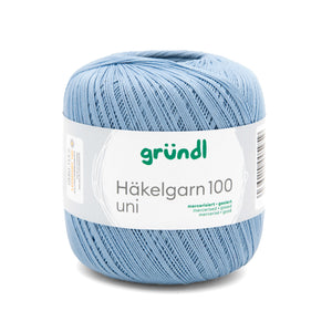 Gründl Häkelgarn 100 mercerisiert gasiert 100% Baumwolle 100g / 566m