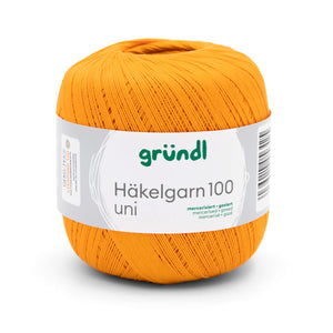 Gründl Häkelgarn 100 mercerisiert gasiert 100% Baumwolle 100g / 566m