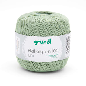Gründl Häkelgarn 100 mercerisiert gasiert 100% Baumwolle 100g / 566m