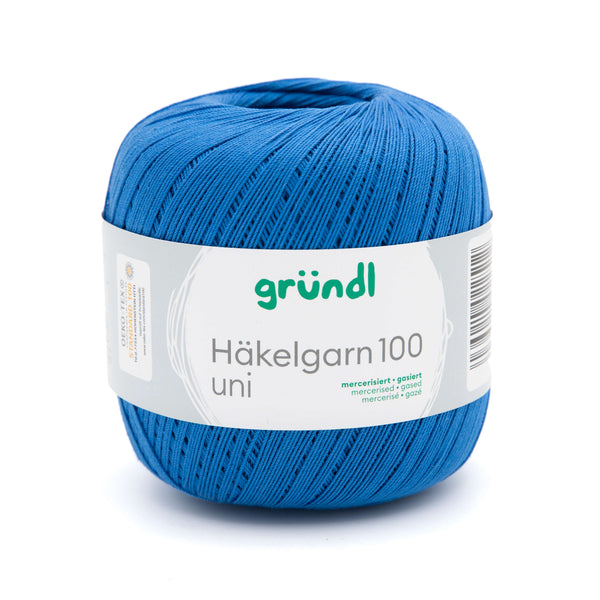 Gründl Häkelgarn 100 mercerisiert gasiert 100% Baumwolle 100g / 566m