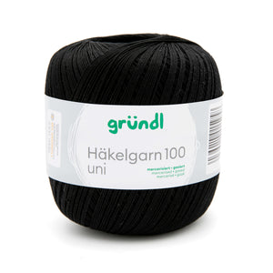 Gründl Häkelgarn 100 mercerisiert gasiert 100% Baumwolle 100g / 566m