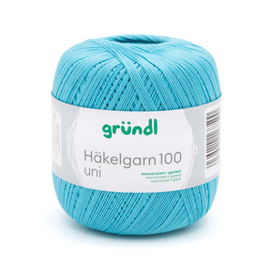 Gründl Häkelgarn 100 mercerisiert gasiert 100% Baumwolle 100g / 566m