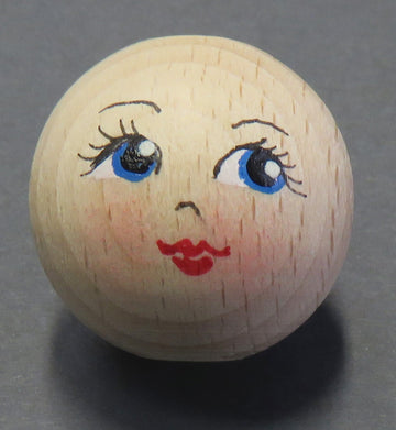 Handbemaltes Holzkopferl Engerl Nr. 5