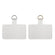 Handyketten Patch transparent 56x36x0,6mm 2 Stück
