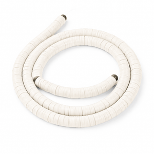 Heishi-Perlen Polymerclay Perlenscheiben 6x1mm 380-400Stk / Strang