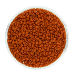 Hochwertige japanische Delica Beads Glasperlen 2mm 7g / Dose