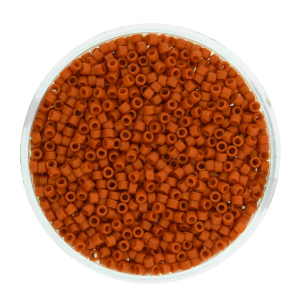 Hochwertige japanische Delica Beads Glasperlen 2mm 7g / Dose