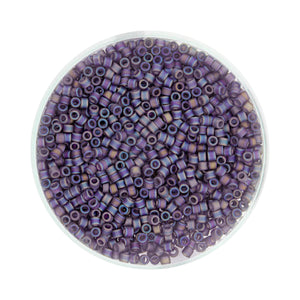 Hochwertige japanische Delica Beads Glasperlen 2mm 7g / Dose