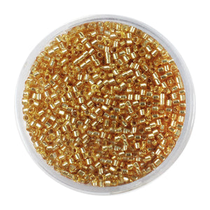 Hochwertige japanische Delica Beads Glasperlen 2mm 9g / Dose