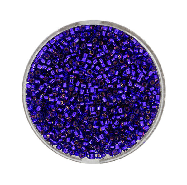 Hochwertige japanische Delica Beads Glasperlen 2mm 9g / Dose