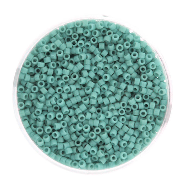 Hochwertige japanische Delica Beads Glasperlen 2mm 7g / Dose