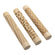 Holz Motivmuster Roller Nature FSC 100% 11x1,5cm 3 Stück / SB-Beutel