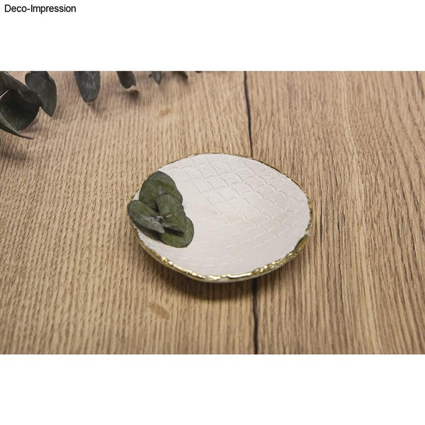 Holz Motivmuster Roller Nature FSC 100% 11x1,5cm 3 Stück / SB-Beutel