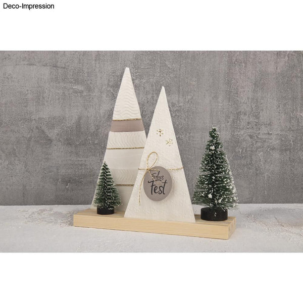 Holz Motivmuster Roller Tree FSC 100% 11x1,5cm 3 Stück / SB-Beutel