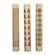 Holz Motivmuster Roller Tree FSC 100% 11x1,5cm 3 Stück / SB-Beutel