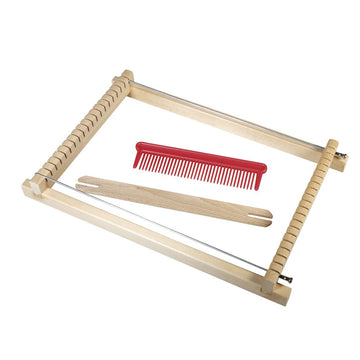 Holz Kinder-Webrahmen 18,5x29cm Webbreite 16,5cm