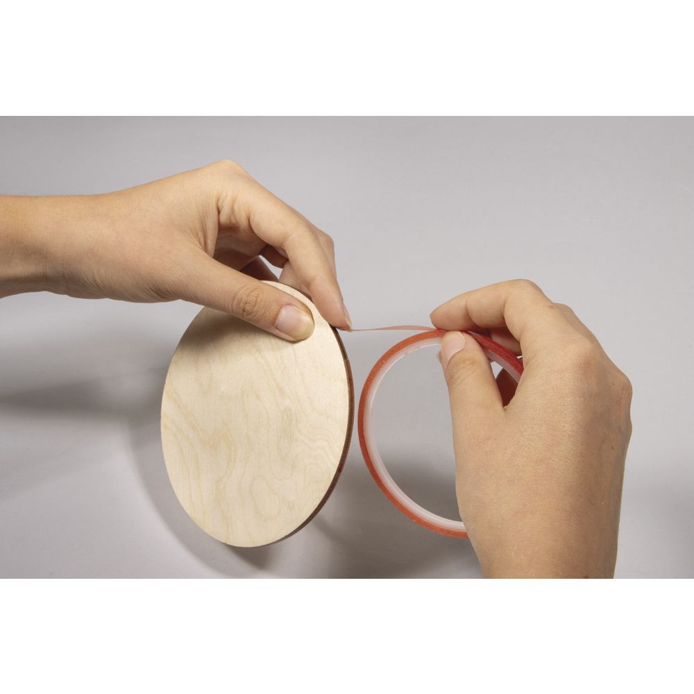 Holzplatten Set S natur FSC Mix Credit ø7,5-10,5cm Stärke 4mm 10 Stück