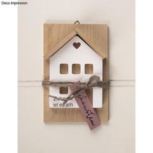 Holz Set Klötzchen natur Platten FSC 100% Mini 34 Teile 1Set