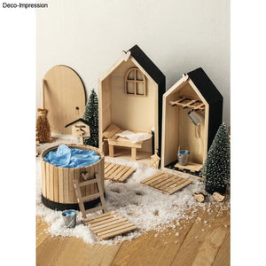 Holz Wichteltür Nisse natur FSC Mix Credit 1-12,9cm 26-tlg.