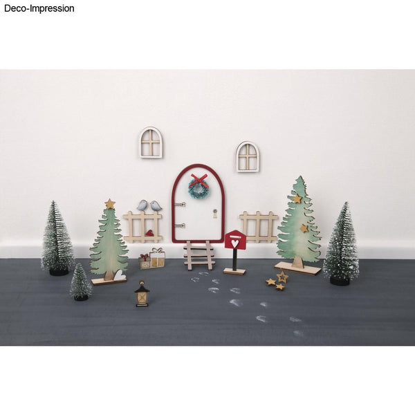Holz Wichteltür Nisse natur FSC Mix Credit 1-12,9cm 26-tlg.