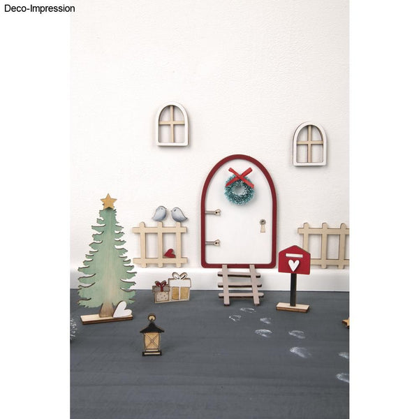 Holz Wichteltür Nisse natur FSC Mix Credit 1-12,9cm 26-tlg.