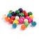 Holzperlenmix bunt 8mm Loch 3mm 100 Stück