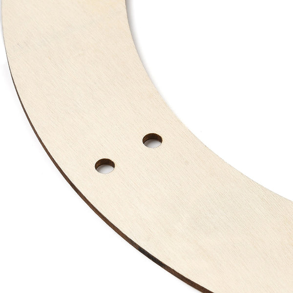 Holzring mit Lochbohrungen natur 250x25mm Innendurchmesser 180 mm