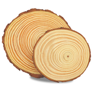 Holzscheiben mit Rinde natur rund ø15cm Stärke 1cm 1 Stück