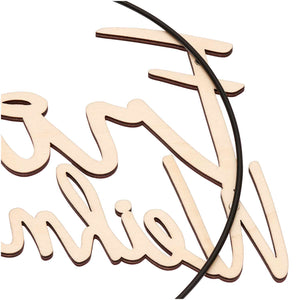 Holzschriftzug Frohe Weihnachten magnetisch 27,8 x 20,1cm