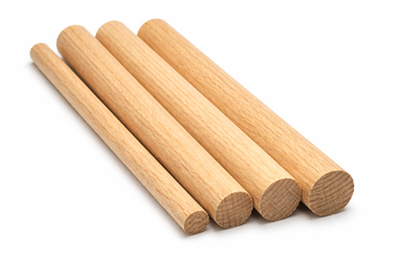 Holzstabset für Drahtbäumchen 4 Stärken